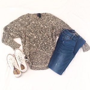 Relaxed Sequin Detail Sweater